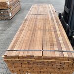 Ca. 144x Guyana Teak Latten Fijnbezaagd, 31x50mm, lengte 335cm